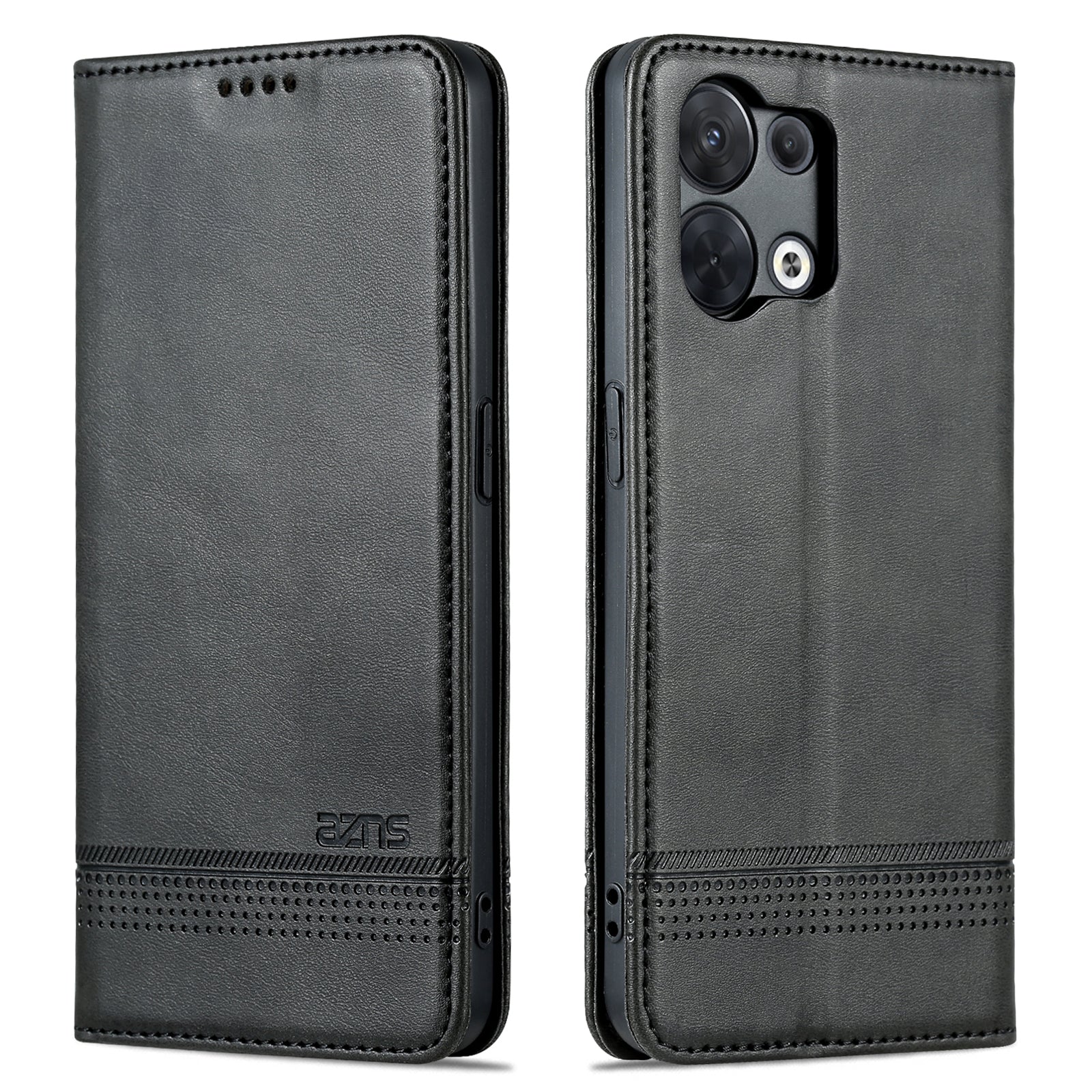 AZNS For Oppo Reno9 5G Reno9 Pro 5G Cowhide Texture Phone Case Shockproof Stand Wallet PU Leather Magnetic Auto-absorbed Folio Flip Phone Cover AZNS For Oppo Reno9 5G Reno9 Pro 5G Cowhide Texture Phone Case Shockproof Stand Wallet PU Leather Magnetic Auto-absorbed Folio Flip Phone Cover